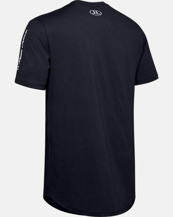 Men's UA Shaped Graphic T-Shirt in Black image number 5